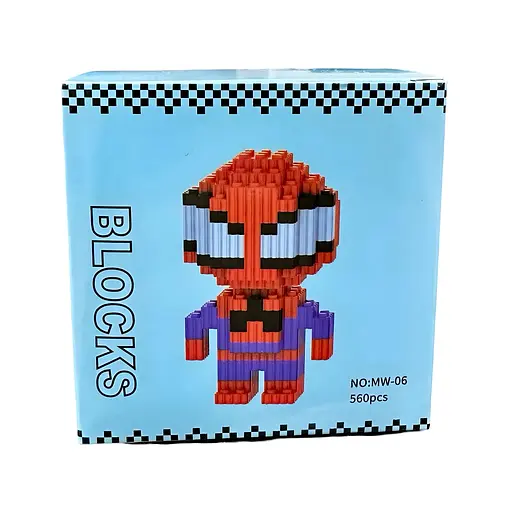 Детский конструктор Magic Blocks Человек-паук на 560 деталей (MW-06) - фото 3