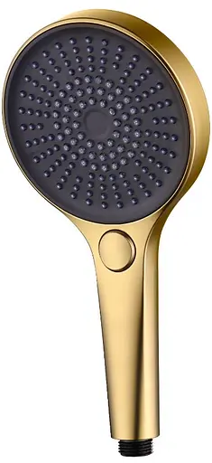 Ручной душ Imex Arizona диаметр 12 см 3 режима PVD матовое золото MDA020/OC, Золотой - фото 1