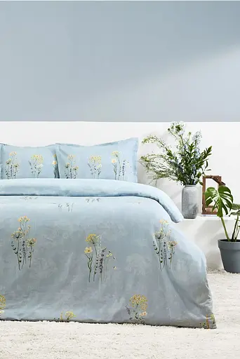 Постельное белье Lillian Mavi Organik Сатин Tac pbe0051623 - фото 1