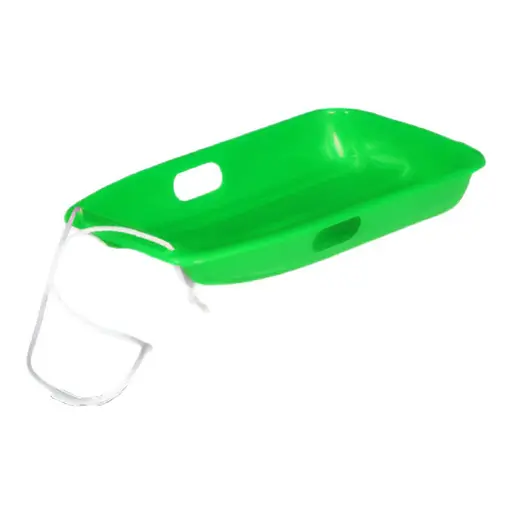 Детская ледянка MS 1722-2, з морозостойкого пластика, зелёный