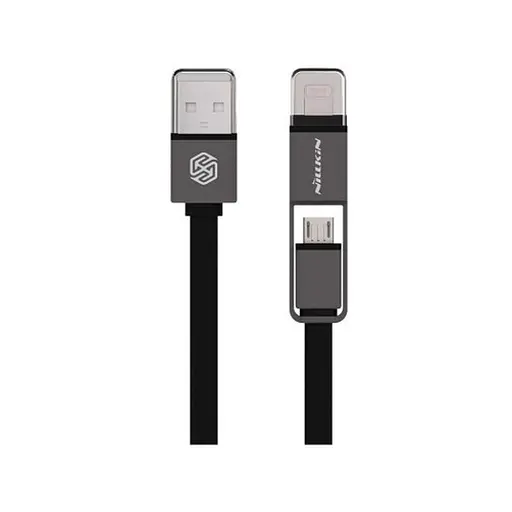 Кабель NILLKIN Plus Cable - 1M black 120 cm (Lightning/Micro USB)