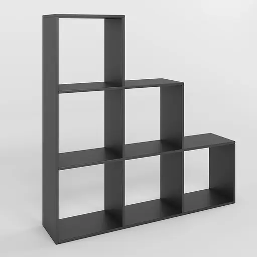 Стеллаж М-ЗОН Джеко 1072 Антрацит (MZN-031003) - фото 2