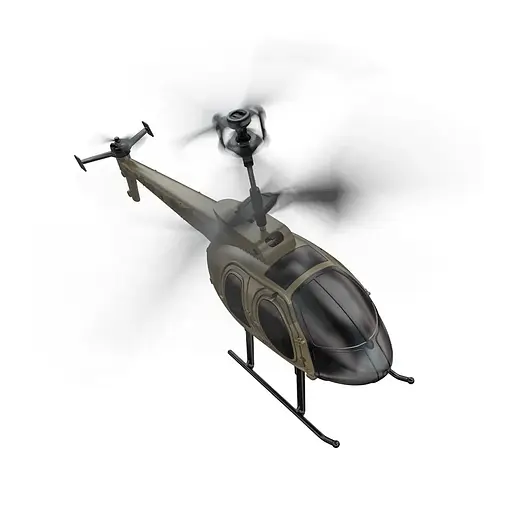 Радиоуправляемый вертолет Kfplan Z16 с гироскопом (Хаки) - фото 3
