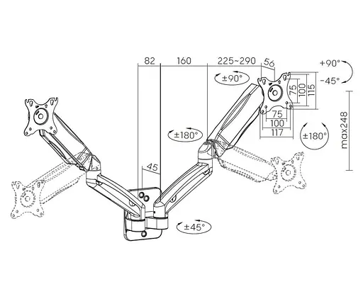 Кронштейн OfficePro MA312B MA312B - фото 11