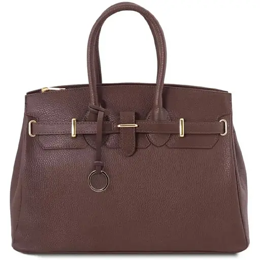 Кожаная сумка Tuscany 39х28х18 см sum0028611 - фото 1