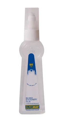 Клей канцелярський, 50 мл, кульковий механізм (В асортименті), 5 шт. в упаковці