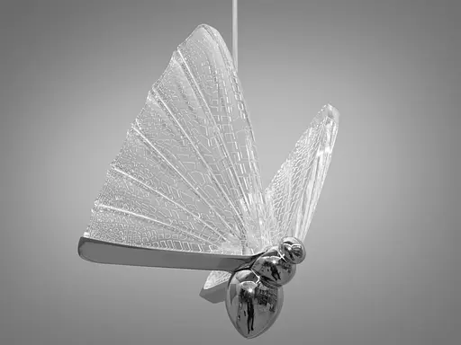 Витончений, вражаючий, магнетичний світлодіодний підвіс "Метелик" поту - фото 3