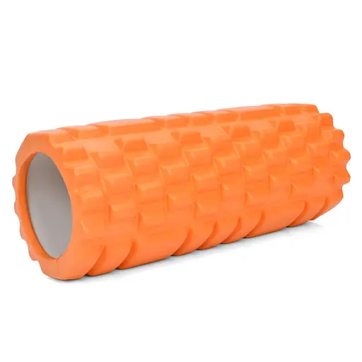 Масажний ролик Bambi MS 0857-OR EVA, помаранчевий, 14х33х14 см - фото 1