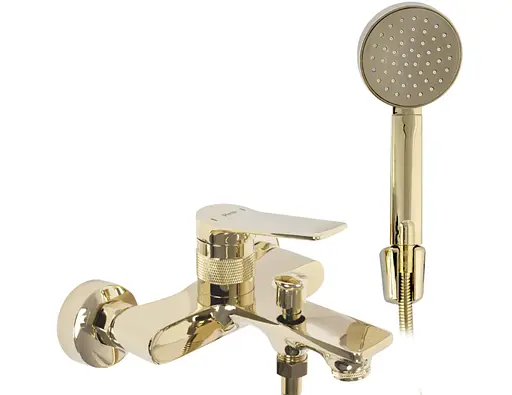 Смеситель для ванны Rea Viral настенный gold REA-B2024 Золотой - фото 1