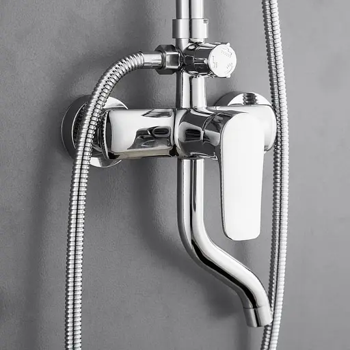 Душова система хром Rj Velum RSZ082-3, Хром - фото 3