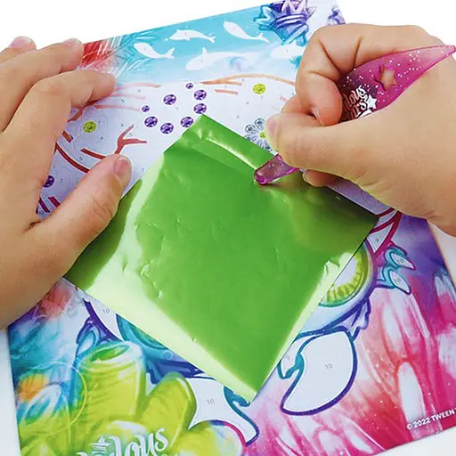 Набір для творчості Зоряні блискітки та фольга Nebulous Stars 11011, 3 шаблони - фото 5