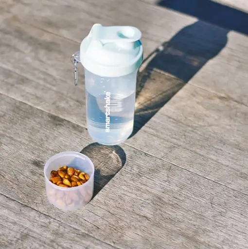 Шейкер спортивний SmartShake Slim 500 мл Pure White (10253301) - фото 3