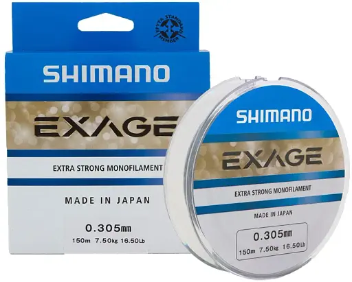 Волосінь Shimano Exage 300 м 0.305 мм 7.5 кг