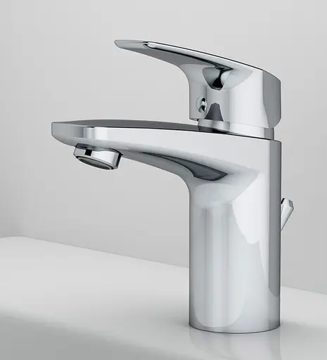 Змішувач для умивальника Am.Pm Gem з донним клапаном хром F9092100 Хром - фото 3