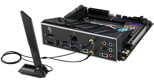 Материнская плата ASUS ROG STRIX B760-I GAMING WIFI (ROG STRIX B760-I GAMING WIFI) (Socket 1700, Intel B760, Mini-ITX) - фото 5