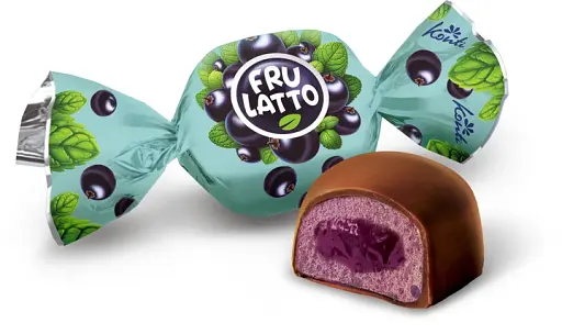 Конфеты Konti Frulatto со вкусом смородина-мята 1 кг - фото 2