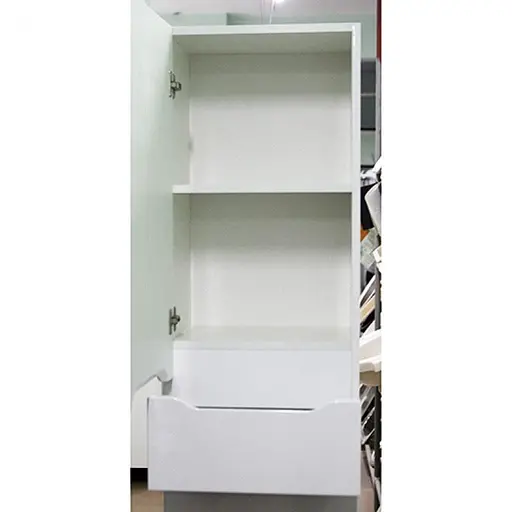 Пенал підлоговий Пік Альба лівий для ванної 40 см Білий 30412 - фото 3