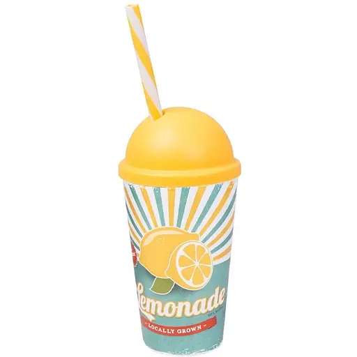 Стакан с трубочкой Herevin Lemonade 650 мл (161947-027)