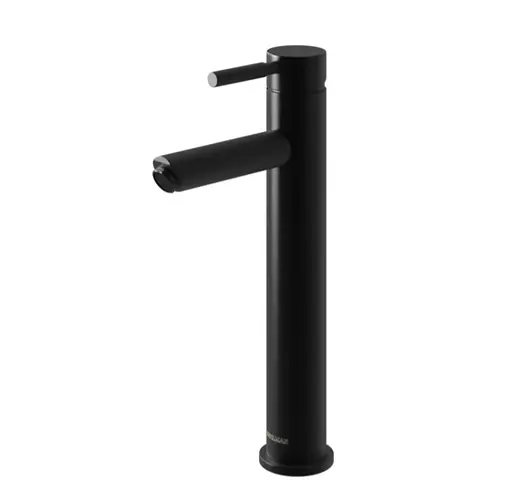 Смеситель для умывальника Kohlman Roxin Black высокий QB170RB Черный матовый - фото 1