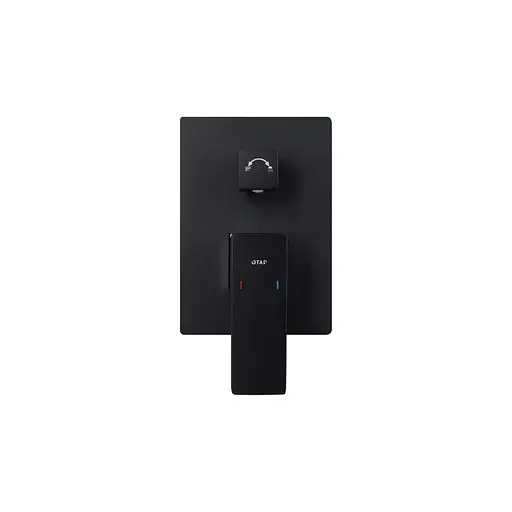 Душова система універсальна Qtap Gemini прихованого монтажу на три споживача QTGEM114BLM45703 Black matt, Чорний матовий - фото 3