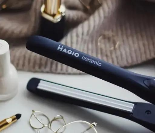 Професійна плойка щипці-гофре Magio MG-702 для прикореневого об'єму волосся дрібне гофре - фото 3