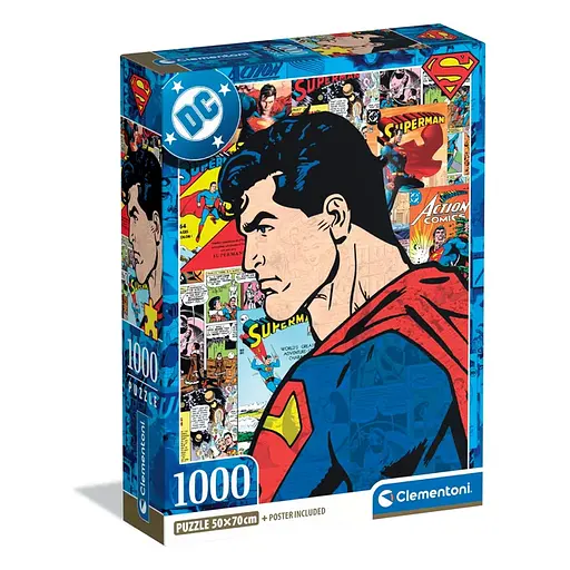 Пазл Супермен DC (Superman)- 1000 шт Clementoni 37507