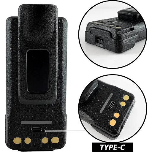 Аккумулятор для рации Motorola DP4400 с USB-C 3000 mAh - фото 2