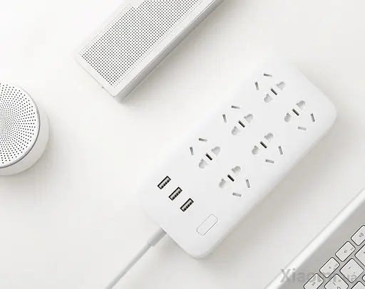 Сетевой фильтр Xiaomi Power Strip 6 розеток 1.8m CXB6-1QM - фото 2