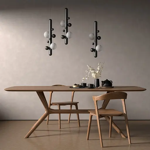 Підвісний світильник Babich Studio Lunar P Black (RAL 9005) - фото 6