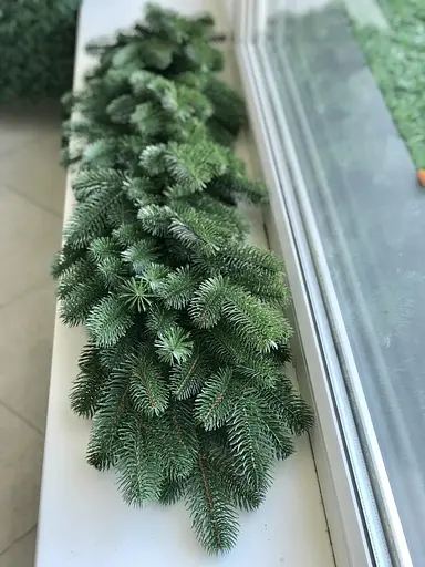 Хвойні гірлянди Hvoya Lux литі зелені (6 шт. x 1.2 м) - фото 3