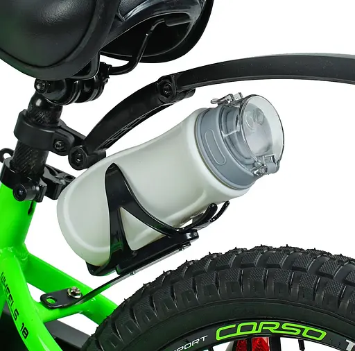 Велосипед 2-х колісний 18" TG-14763 "TAYGER" CORSO алюмінієва рама, ручне гальмо, додаткові колеса, дзвінок, зібраний на 85% (6945717413375) - фото 4