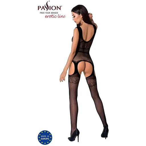 Сетчатый бодистокинг Passion BS062 One Size, Black - фото 4