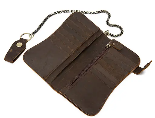 Клатч кожаный Vintage 19х10.5х1.5 см sum0012834 - фото 4