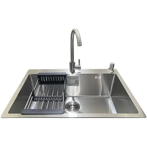 Комплект мойка + смеситель Romzha Arta U-650S Max (A) - фото 2