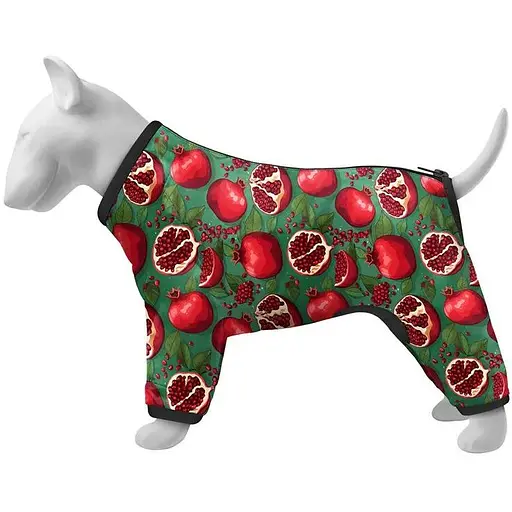 Вітровка для собак Waudog Clothes, малюнок "Гранати", S30