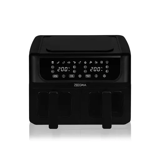 Аерофритюрниця двокамерна Zeegma Dual 9л Black - фото 1