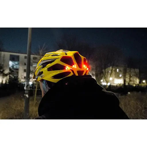 Ліхтар велосипедний Good Bike Helmet 4 LED лампочки на велошолом (88305-IS) - фото 5