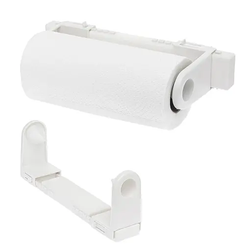 Универсальный держатель подвесной для бумажных полотенец и туалетной бумаги, Kitchen Master Белый 87675 - фото 2