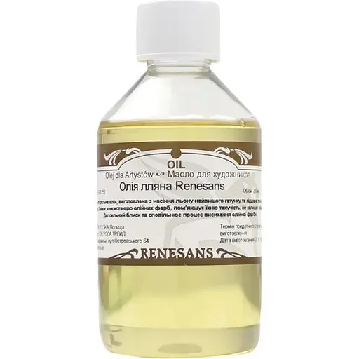 Олія  Renesans лляна 250 мл  - фото 1