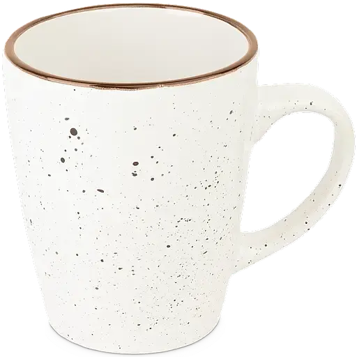 Чашка керамічна Well Done 350 мл біла-мармурова (WD-5010W) - фото 1