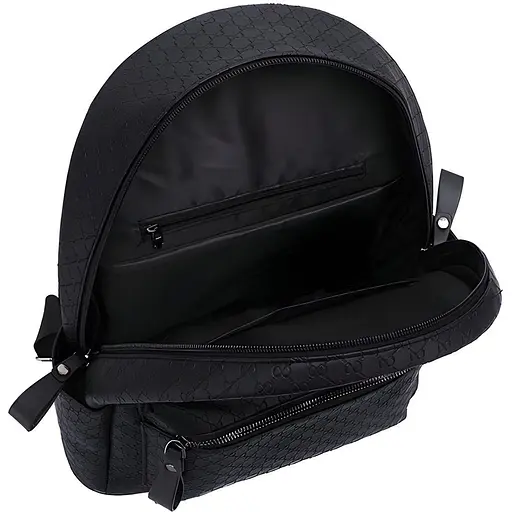 Повсякденний жіночий рюкзак з екошкіри 25х30х15 см сірий (s2255) - фото 3