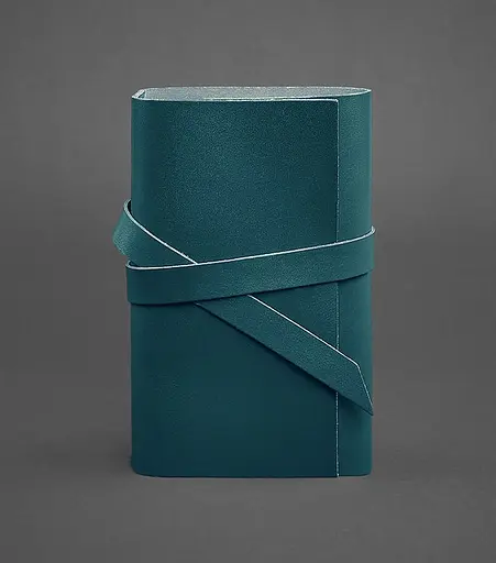 Шкіряний блокнот (Софт-бук) 1.0 Зелений Краст - фото 1