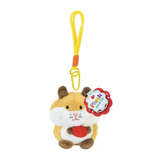 Мягкая игрушка-брелок "Хомячок" Plush and Co PLC25003-1, 8х5х11 см - фото 1