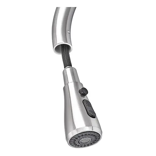 Смеситель для кухни с выдвижным изливом Zerix PUL-014 нержавеющая сталь ZX5034 Нержавеющая сталь - фото 2