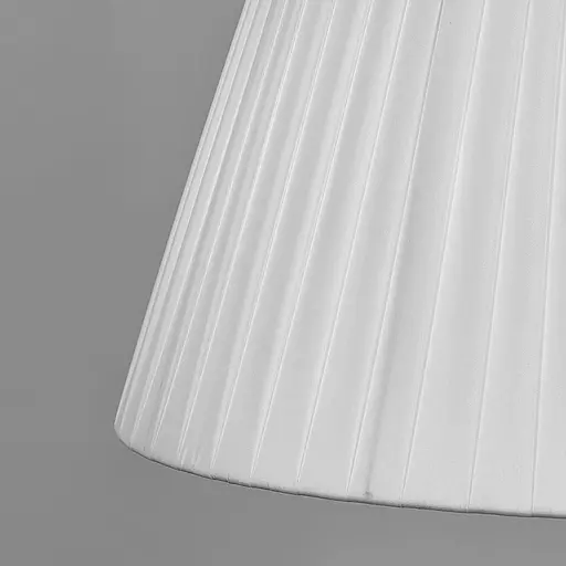 Дизайнерський світильник із полімерним конусним абажуром Ø40x32 см Line F MJ241-400 x 320 Білий - фото 5