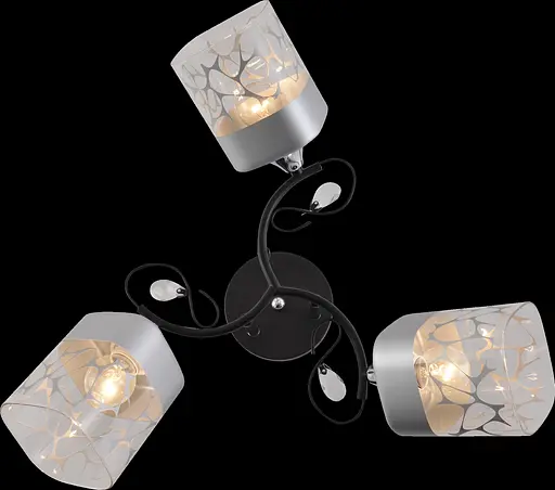 Декоративная люстра V XA1517B/3 BK+CR - фото 3