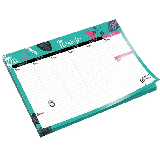 Планер недельный Vladi Toys VT9212-05, 20х14,3 см, 54 листа, украинский - фото 1