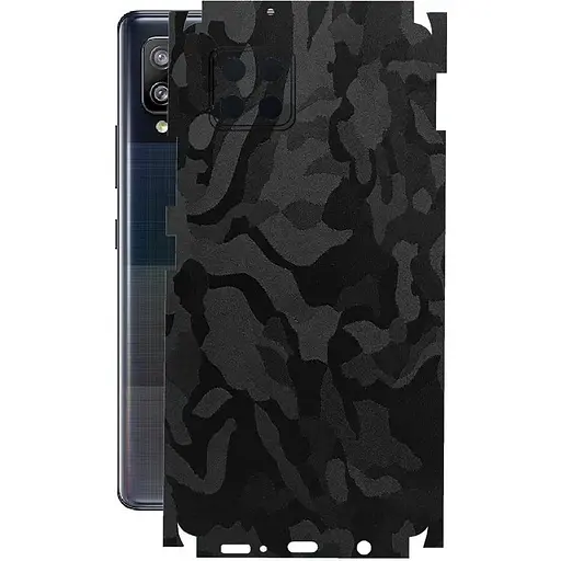 Захисна плівка StatusSKIN для Samsung Galaxy A42 5G A426 Корпус Вініл Камуфляж чорний - фото 1