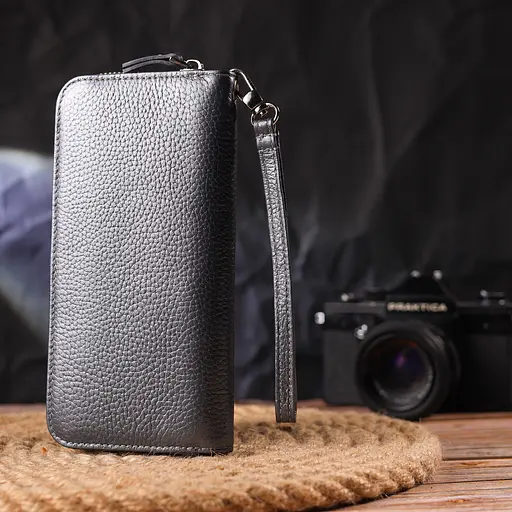 Женский кожаный кошелек Canpellini 19х9.5х2.5 см acs0025130 - фото 7