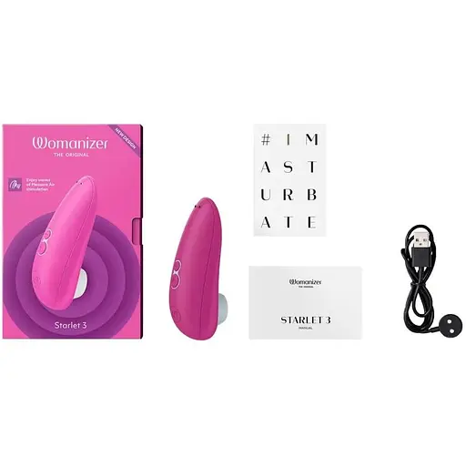 Вакуумний кліторальний стимулятор Womanizer Starlet 3 Pink - фото 5